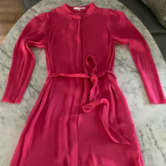 NWT Willow silk shirt dress with matching slip dress size L - Picture 5 of 14